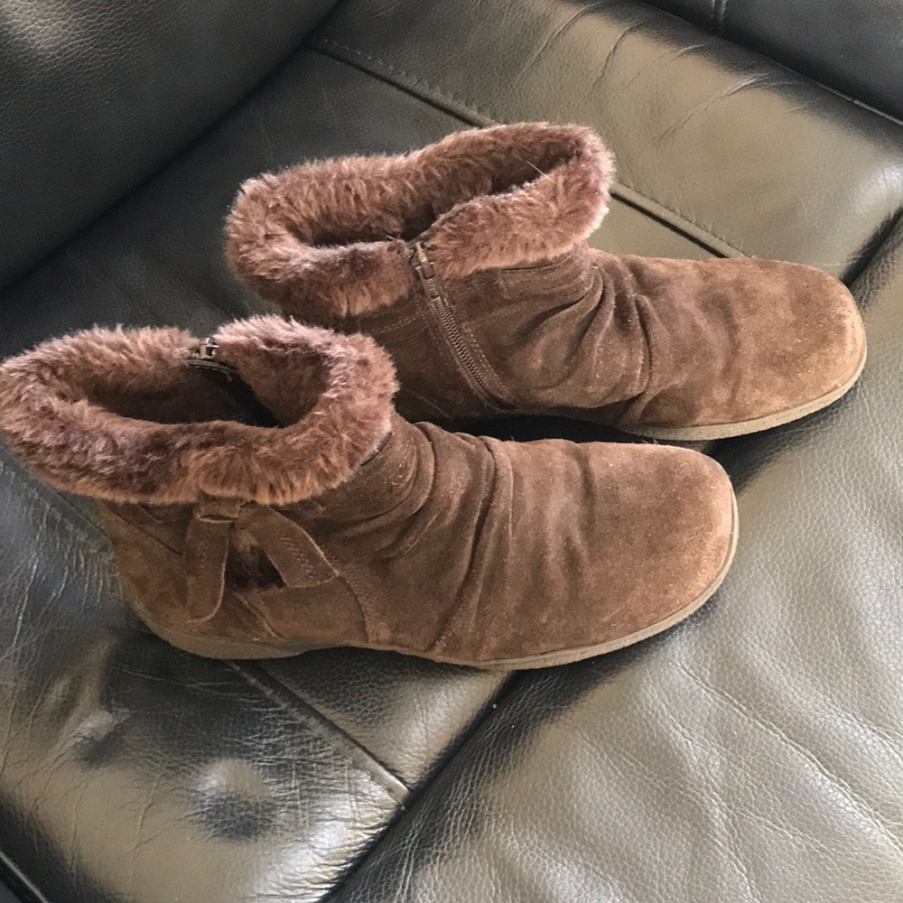Brown Bare Traps Ankle Booties